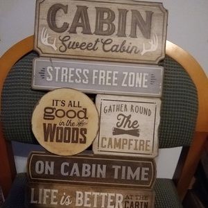 Cabin sign
